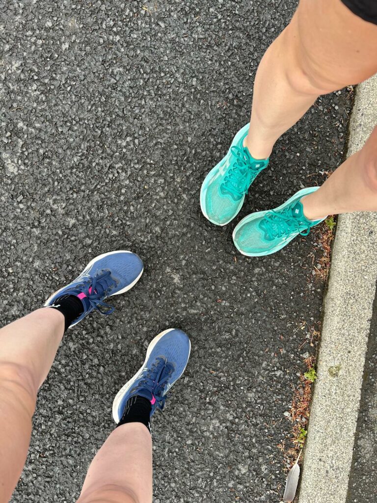 trainers whilst running